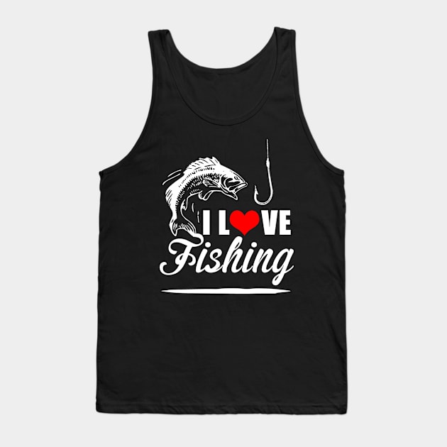 Lover Fishing Tank Top by Dojaja